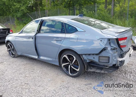 2022 Honda Accord Hybrid Sport z USA, uszkodzony, nr VIN 1HGCV3F20NA045516